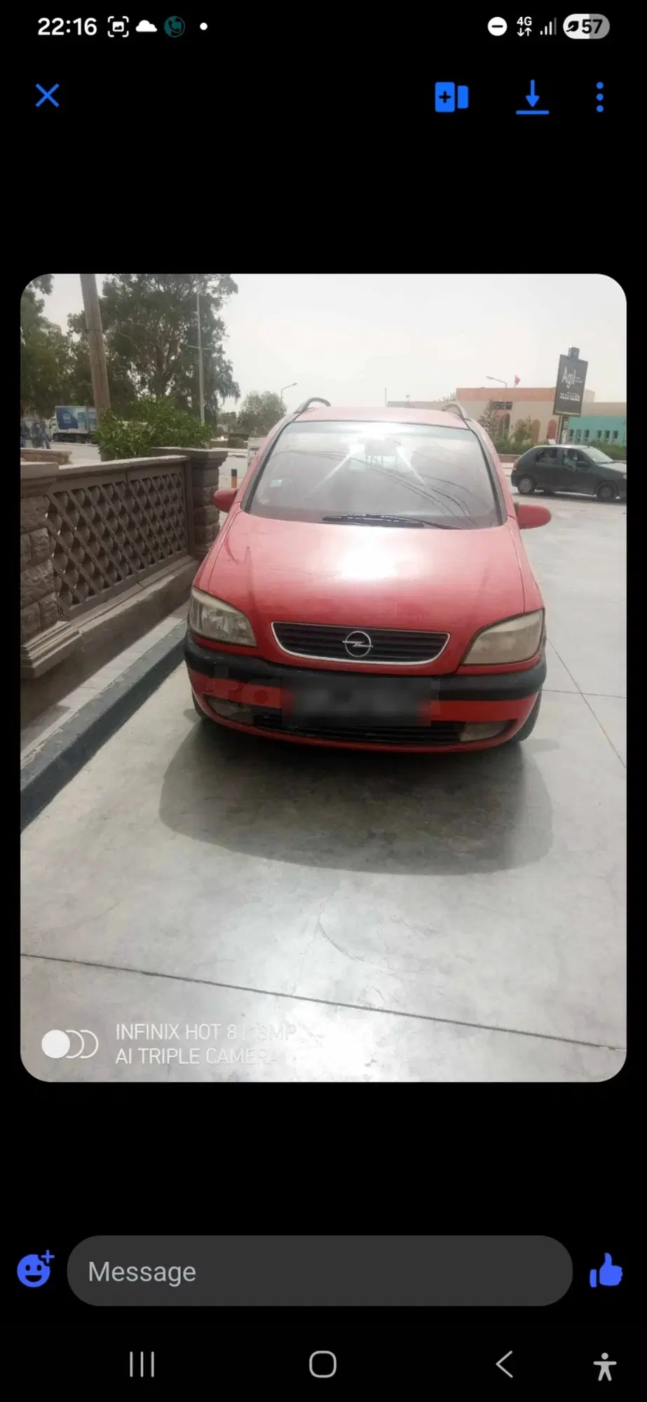 Opel Zafira, photo 1 sur 6